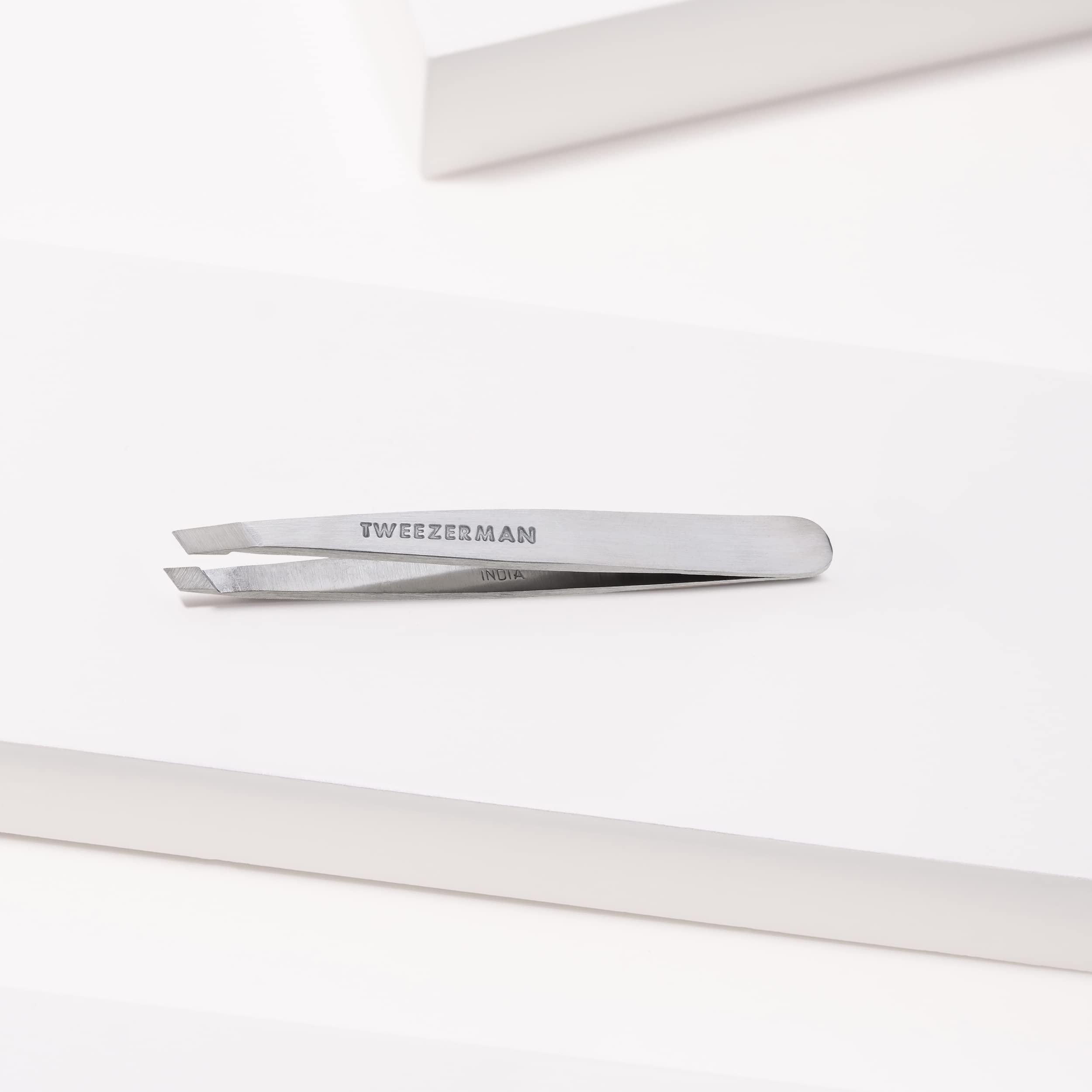 Tweezerman Tweezerman Mini Slant Tweezer, Classic Stainless