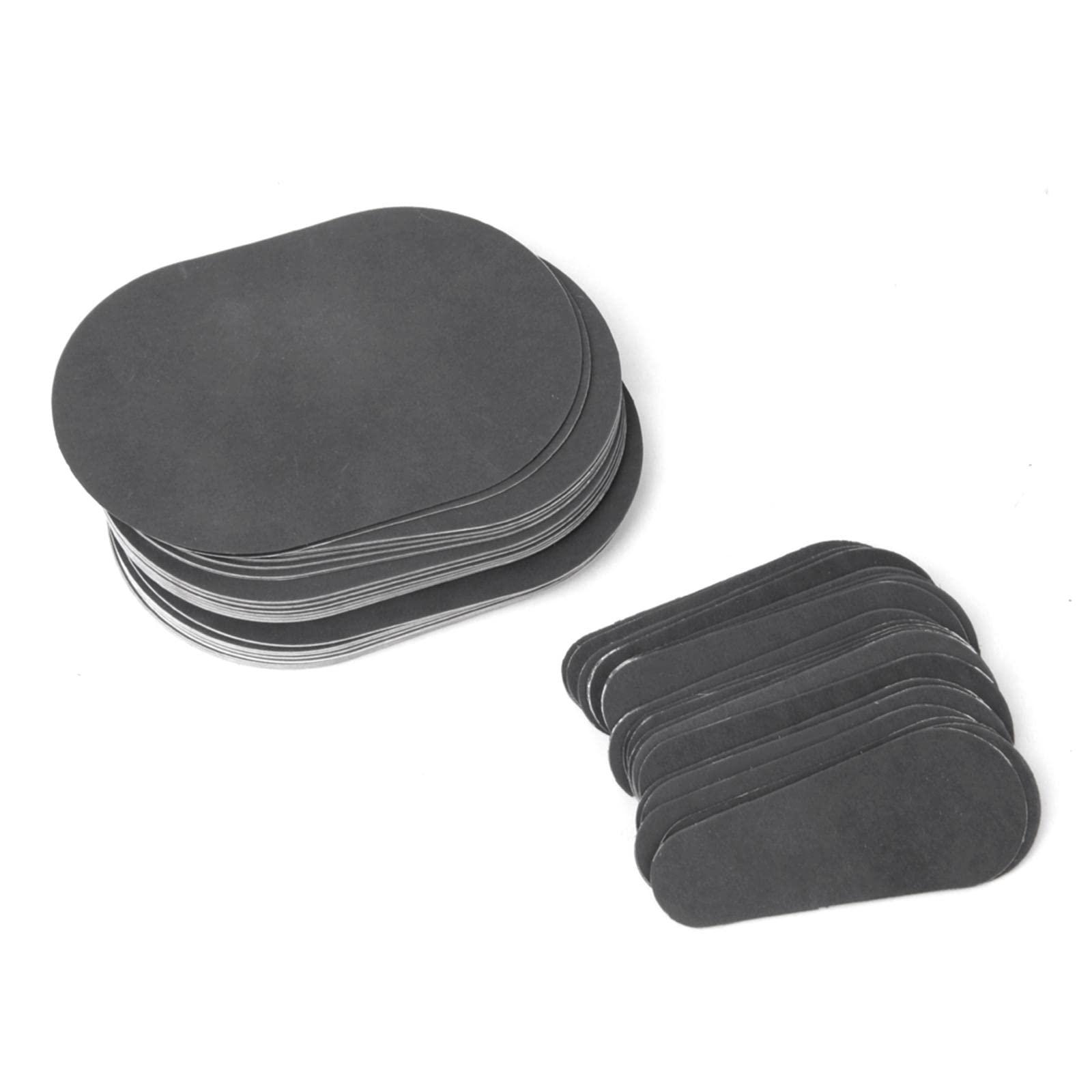 F Fityle 80pcs Refill Pads for Hair Remover Buffer, 2 Sizes Remove the Hair on the Body For Leg, Bikini, Facial, Armpit Hair RemoverManual Hair Removal and Exfoliation Replaceable Fine Sandpaper