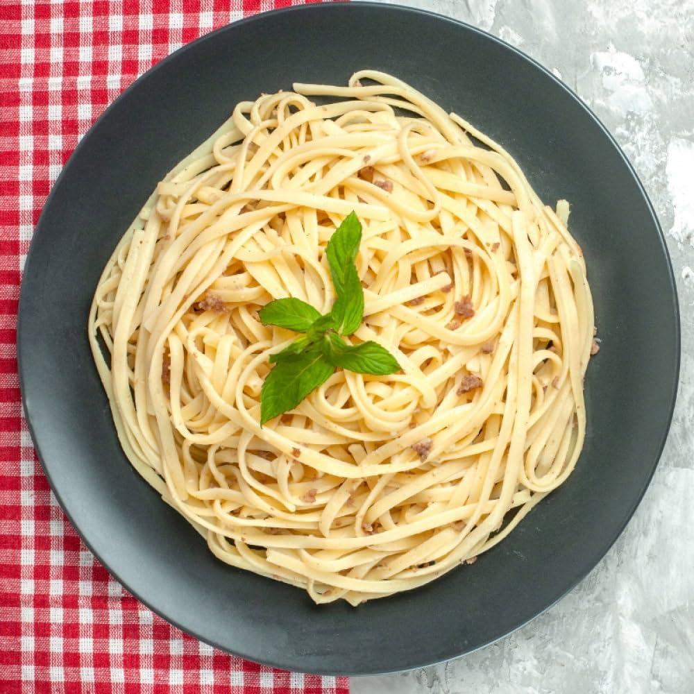 Gustora GUSTORA Combo of Spaghetti & Fettuccine Pasta, 1 KG I Pasta Combo Made of Durum Wheat Semolina I Rich in Protein I Vegetarian