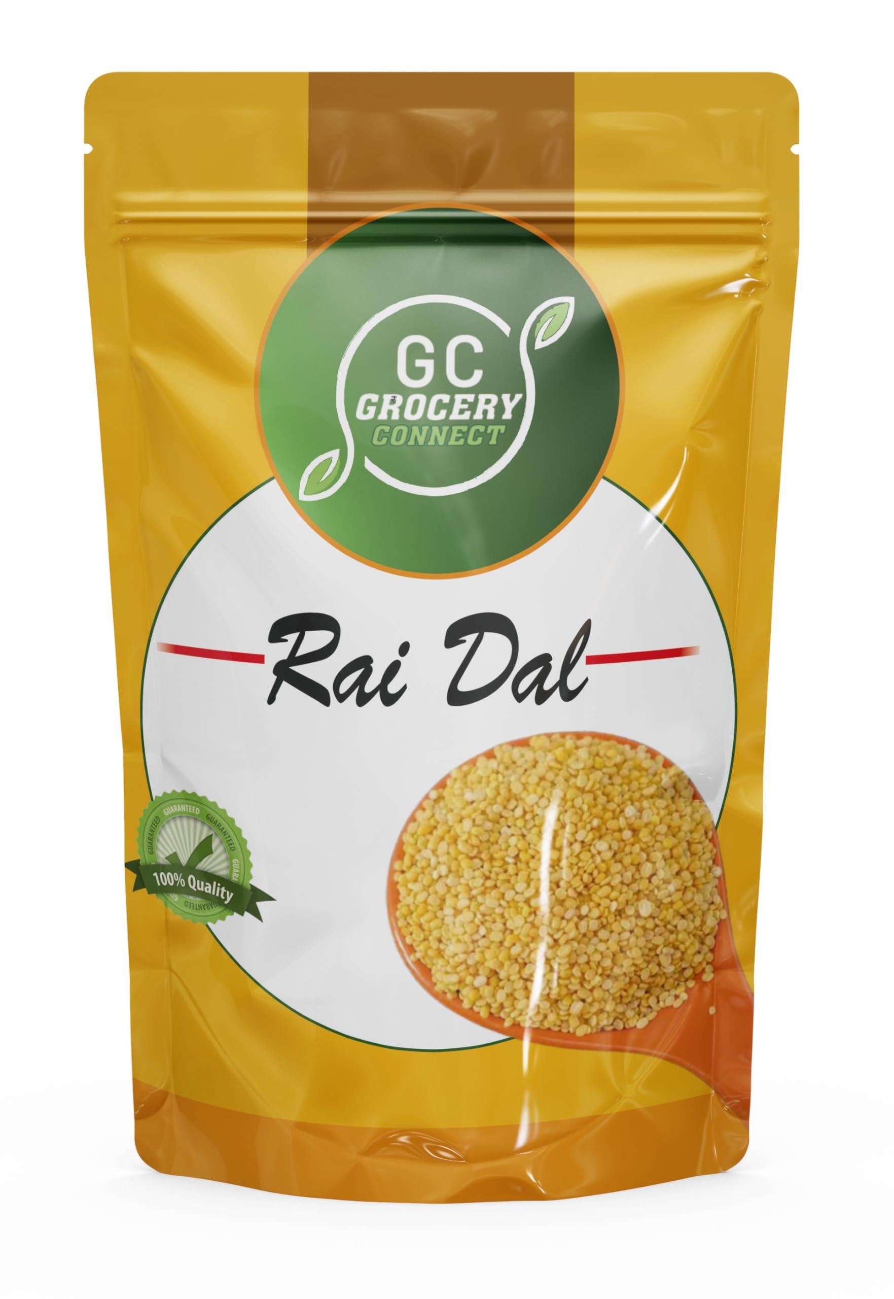 Grocery Connect Grocery Connect Yellow Mustard Dal | Rai Dal for Pickle | Split Kernels of Mustard - 400 Gm