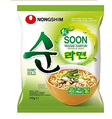 Nongshim Nongshim Shin Ramyun & Veggie Instant Noodles 120Gm*2Pack (Pack Of 2) (Imported), Vegetarian