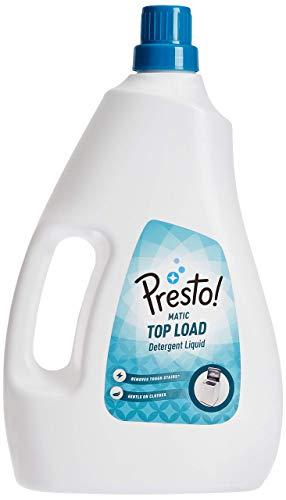 Presto! Amazon Brand - Presto! Matic Top Load Detergent Liquid - 2 L & Amazon Brand - Presto! Dish Wash Gel - 2 Litre (Lime)