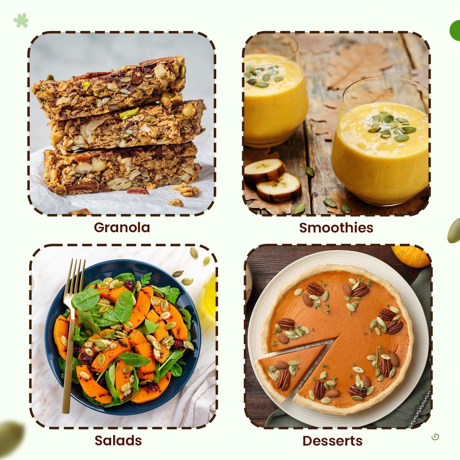 Neuherbs Neuherbs Raw & Unroasted Pumpkin Seeds | Immunity Booster & Fiber Rich Superfood | Rich Source of Omega 3 | Highly Nutritious Snack | Rich in Protein, Zinc & Magnesium 200 G (Pack of 2)