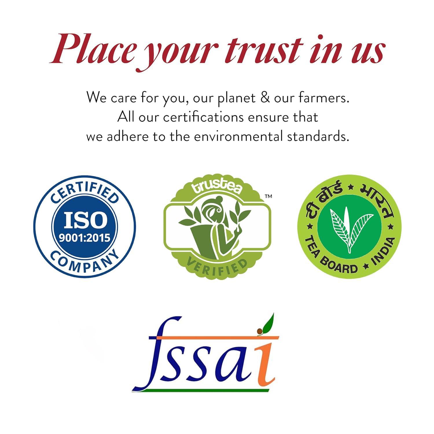 Saffron Cup Saffron Cup Darjeeling Earl Grey Black Tea | Loose Tea Leaves 100 gm | Strong Darjeeling Tea Blended with Bergamot Flavour and Lavender Flowers | Boosts Energy & Metabolism, Improves Immunity | 100% Natural Teas