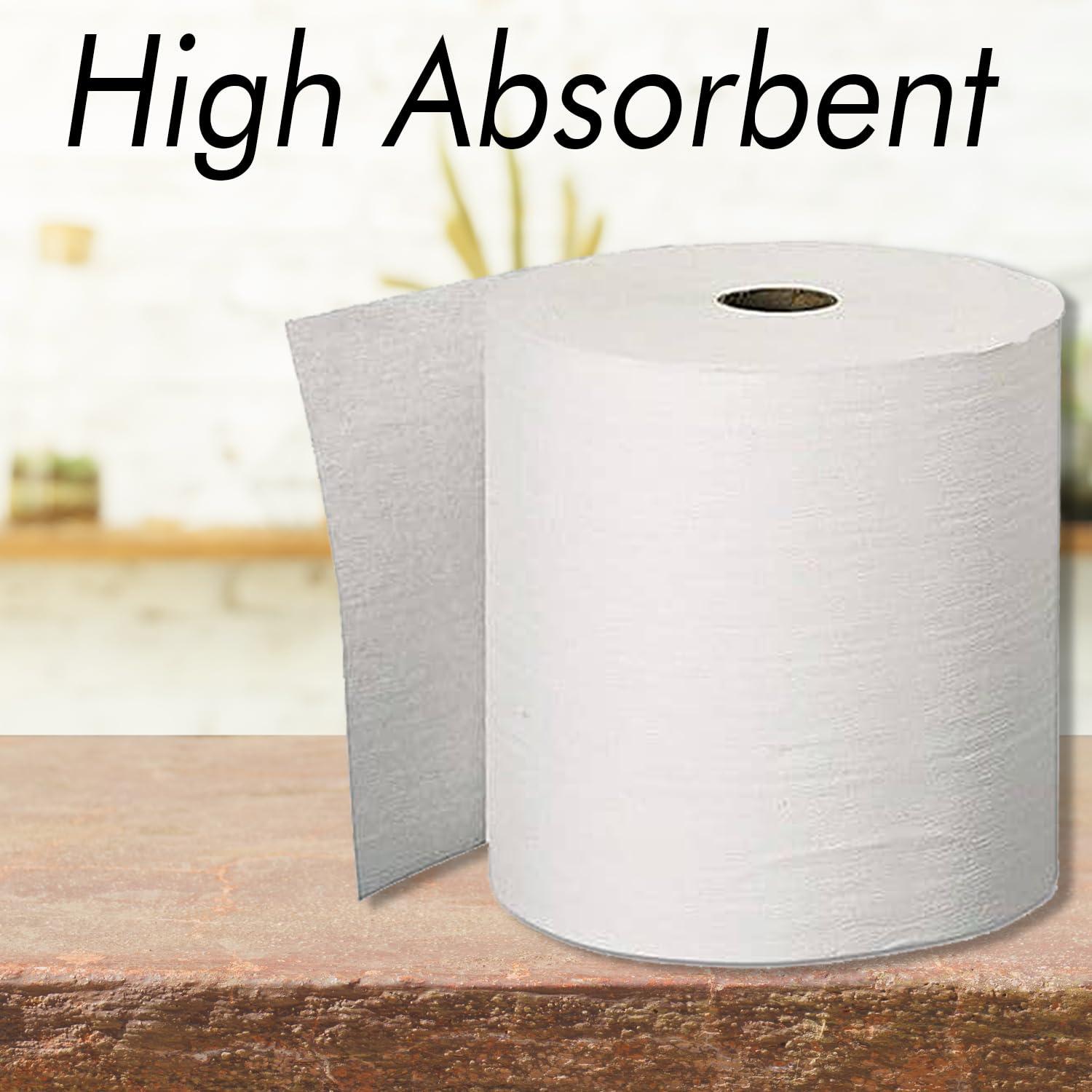 Ella Ella (1 kg) HRT Kitchen Tissue/Towel Paper Roll (Pack of 1) 100% Biodegradable Virgin Tissue Paper Eco Friendly Soft Highly Skin-Friendly Tissue/Paper Towel.