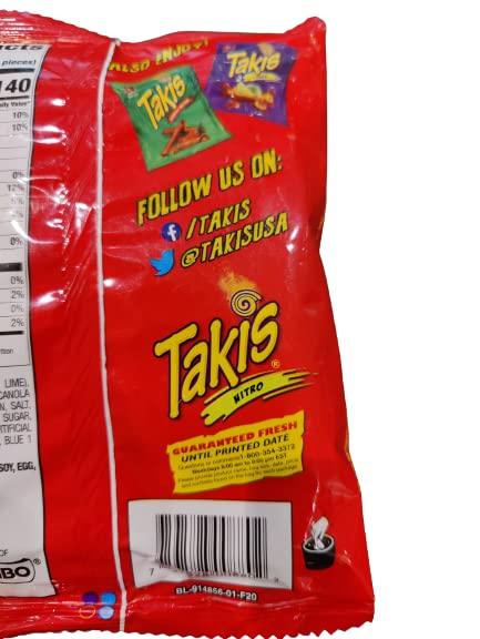 Barcel Takis Nitro- Habanero & Lime Tortilla Chips 113g