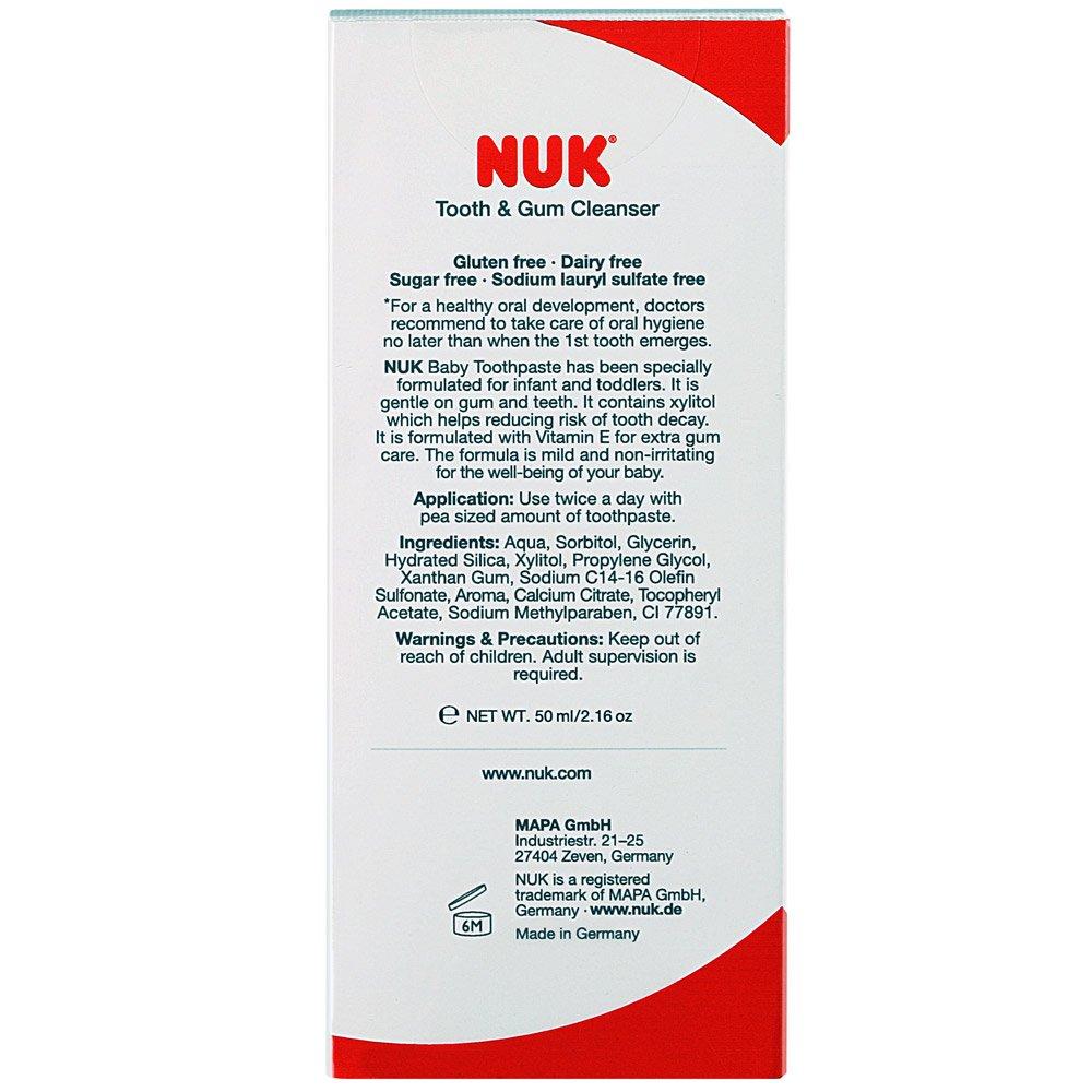 NUK Nuk Welcome Baby Grooming / Starter Set (3-36 Months Toothpaste)