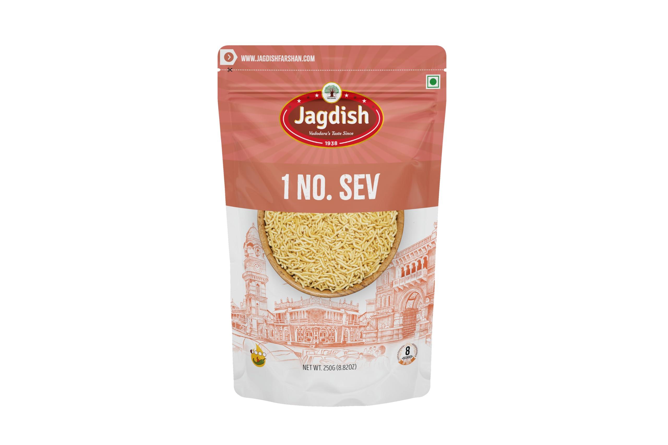 Jagdish Farshan Jagdish farshan 1 No. Sev Namkeen || Healthy and Hygienic || Delightful Ready to Eat || 200 GMS Pack of 2