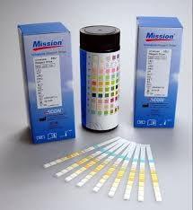 Generic MISSION Urine Test Strips, 10 Parameter, pack of 100 strips