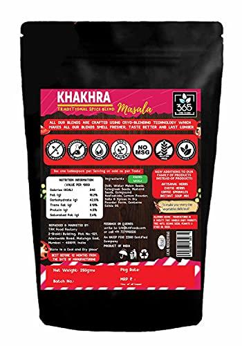 365 STORE TO DOOR 365 STORE TO DOOR Indian Spice – Khakhra Masala, 250 gm | Homemade Powdered | for Healthy Cooking | Ready to use | All Seasonings Spices | Pure & Hygiene | Spice Mix – Pack of 1