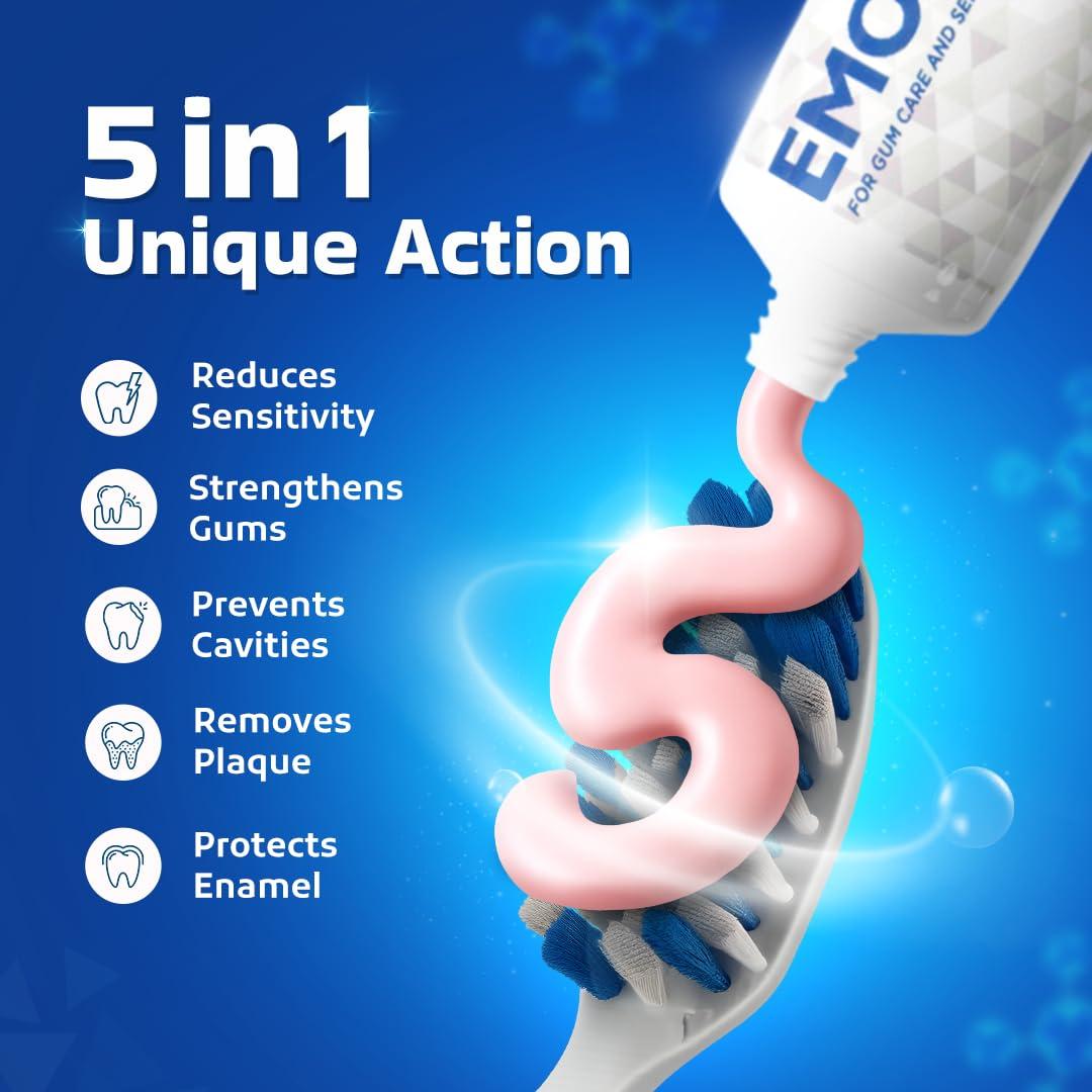 EMOFORM-R EMOFORM-R Emoform Plaque Removal Tooth Paste Combo 150+50 Gm