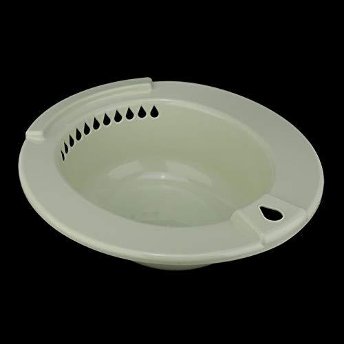 Fabater Sitz Bath, Edge Thickening Over The Toilet Hip Bath Tub, for Hip Cleaning Elderly Pregant Postoperative Care(Green)