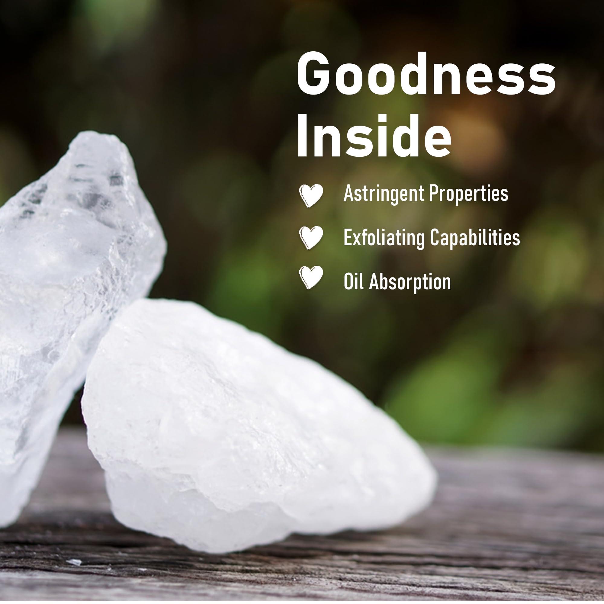 minature Alum Powder by mi nature | Purified Fitkari Alum powder (phitkari) for Skin Care |Water Purify| Pure Alum powder Cruelty Free |Pack of 2 (227g Each)