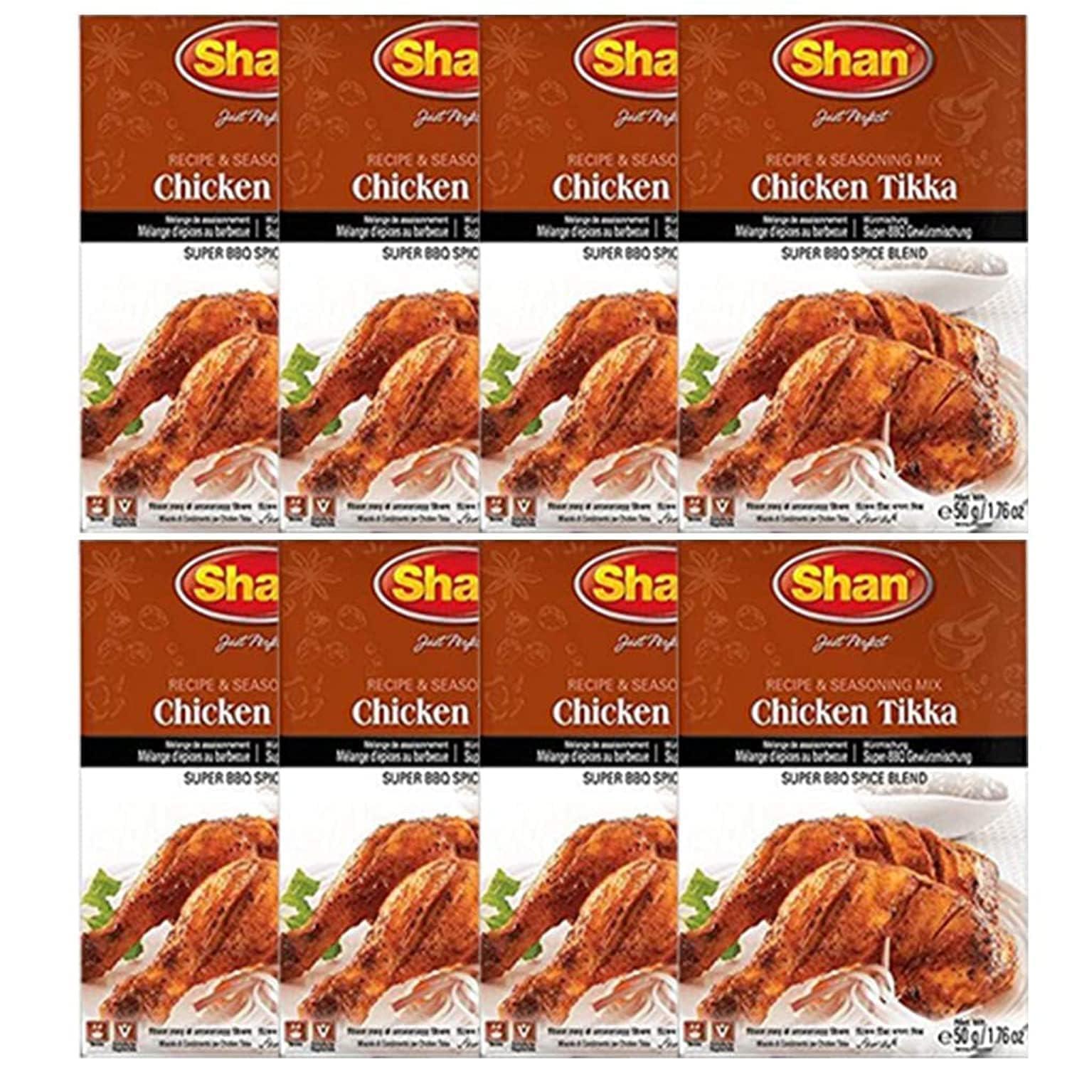 Shan Shans Chicken Tikka Masala-50g (400g) Pack of 8 Pcs