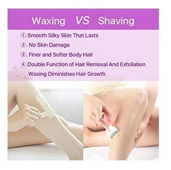 BODYCARE The Body Care Microwavable Lemon Honey Cold Wax - 200g (Pack of 4) | Refreshing Hair Removal