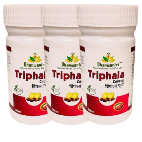 Dhanwantri, Natural, Herbs, Care Private Limited. Dhanwantri Triphala Churan || 100 grm || (Pack of 3)