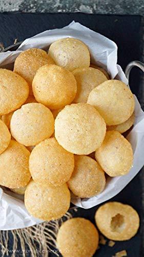 Grocery House Grocery House Pani Puri 400g, Ready to Fry Dry Golgappa, Pani Puri Packet, Pani Puri Papads, Golgappa Pani Puri Packet, Home Made Golgappa