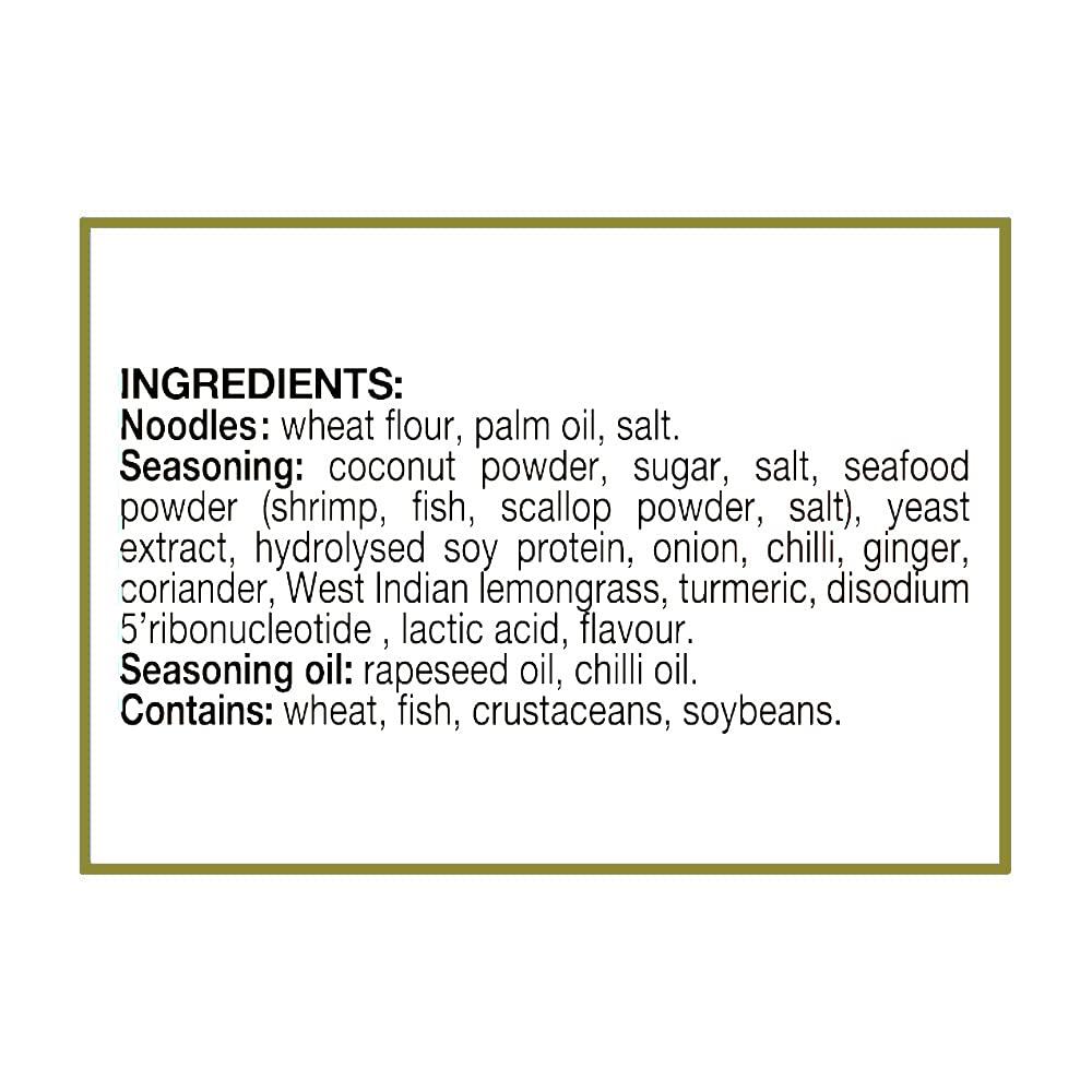 KOKA KOKA Signature Laksa Singapura Noodles(85Gram X 7 Packs) \"(Halal Certified)\" - Preservative Free