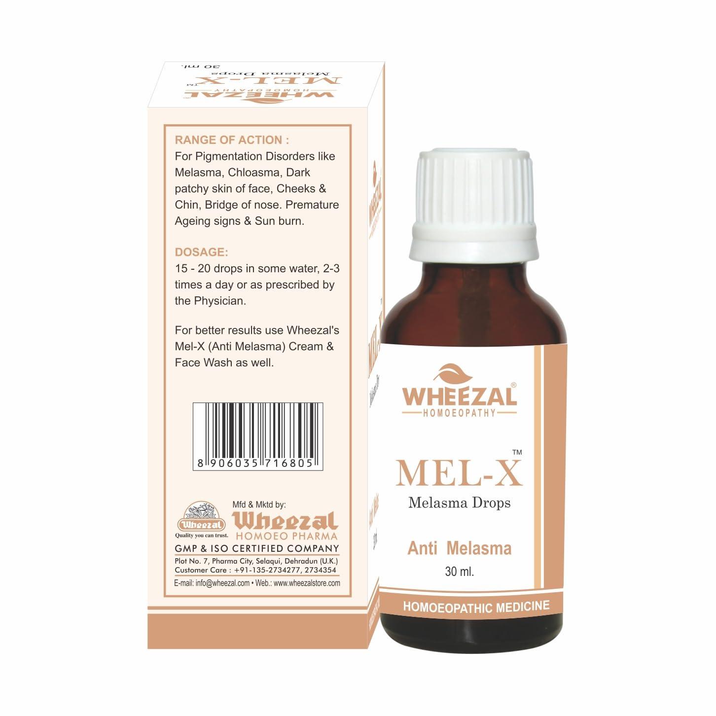 WHEEZAL \"WHEEZAL MEL-X 30 ML Melasma Drops (PACK OF TWO)