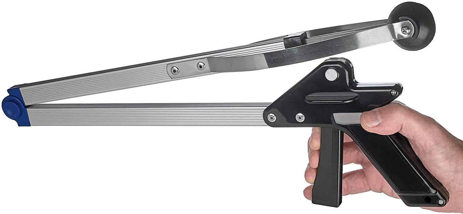 MEDca MEDca Reacher Grabber Tool - Gripping Device - Lightweight Durable Folding Claw Extends Arm Reach To 32 Inches Ideal Indoor And Outdoor Reaching Trash Grabber Picker Upper Tool