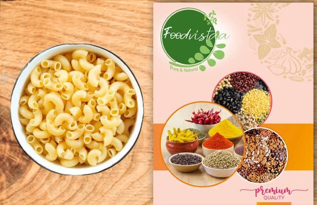 FOODVISTAA FOODVISTAA Macaroni Pasta/ macroni Elbow/ Cavatappi Spiral Shape Pasta/ Double Elbow pasta-400gm.