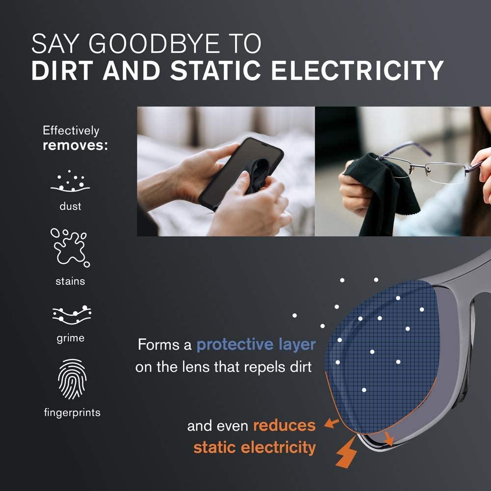 EVEO EVEO Glass and Surface Cleaner Liquid Spray All-Purpose Glass Cleaner for Car, Kitchen and Home Surfaces | Multi Surface Cleaner (4 Piece Set)