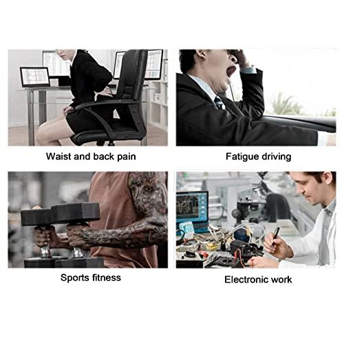 Guosi Anti Shock Wristband, Promote Circulation Soft Silicone Anti Static Wrist Strap Improve Sleep Quality Radiation Protection for Work for Winter(Red)