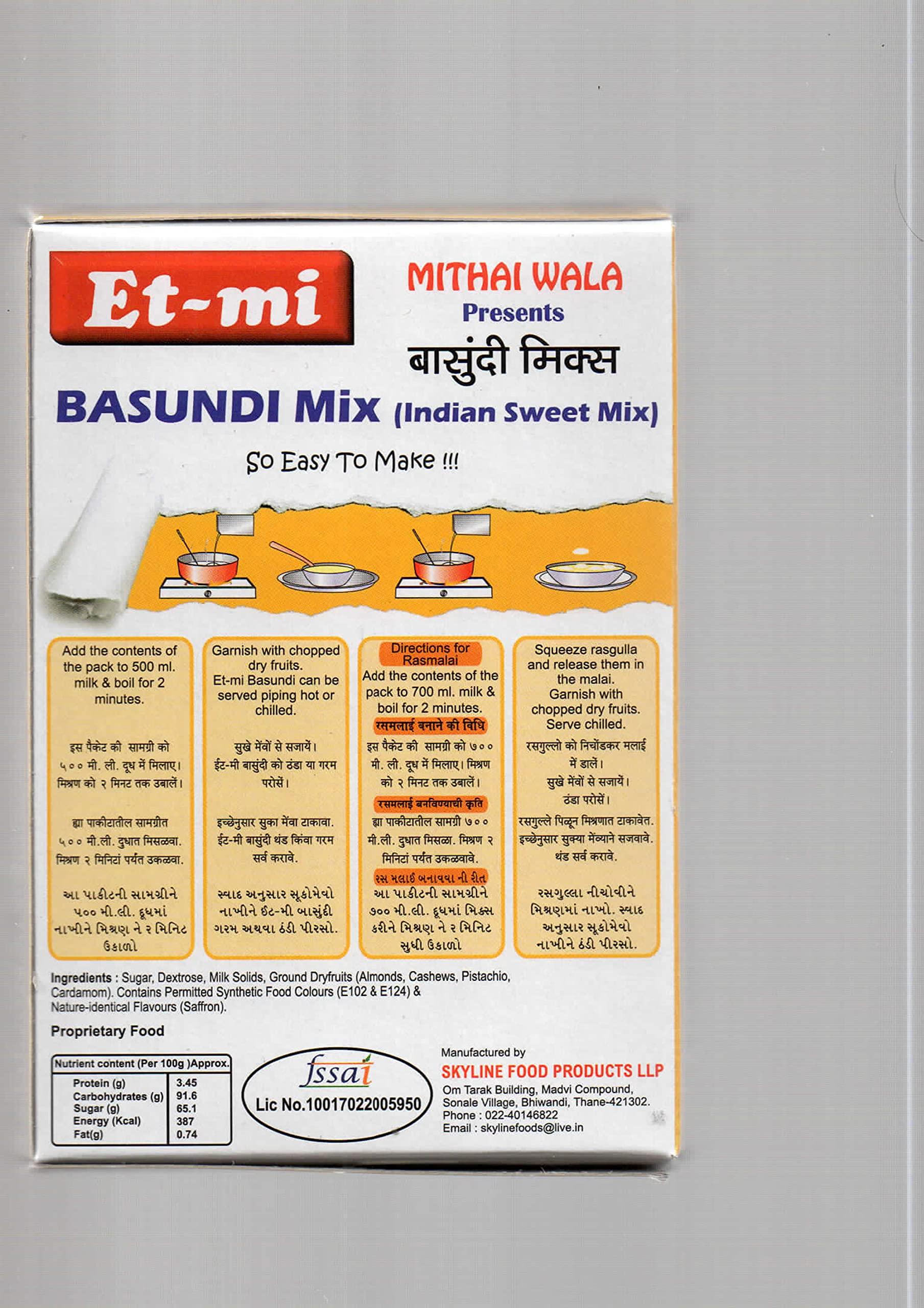 Et-Mi Et Mi Basundi Mix 100 gm