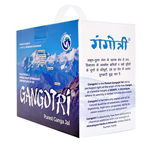 GANGOTRI GANGAJAL 200ML (Gift Box) Pack of 11 Pouches Containing 200 ML Gangajal in One Pouch (200 Ml 11 Pouches = 1 Box
