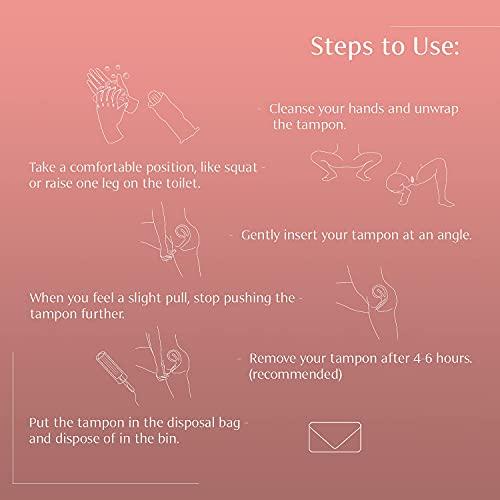 Cambio cambio 100% Organic Cotton Tampons, 16 Pieces, GOTS Certified, FDA Approved, Dermatologically Tested, Rash Free, Biodegradable (Super)