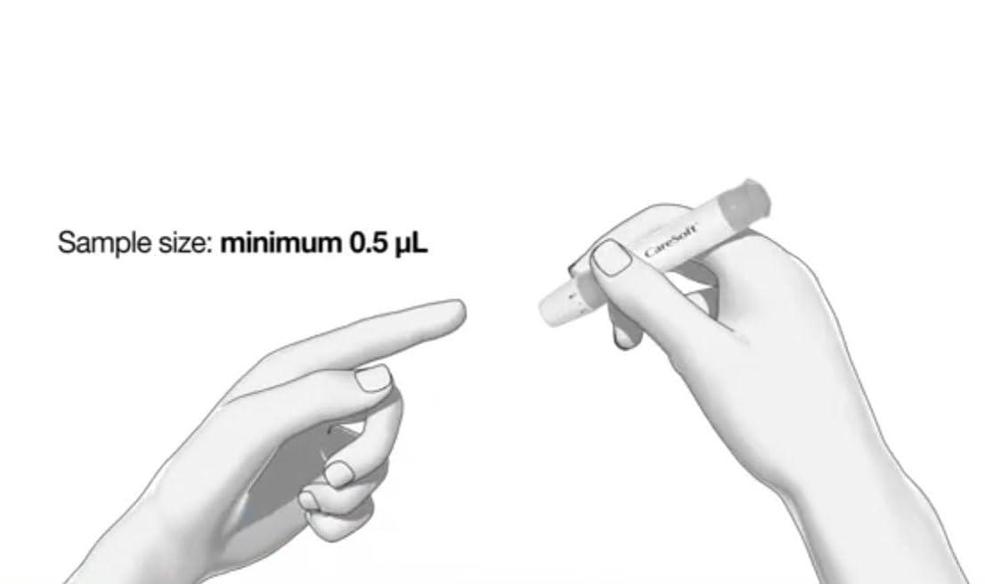 CareSens N CareSens S Fit blood Glucose Monitor with NeuralSync Sensing Technology With 10strips free multicolour