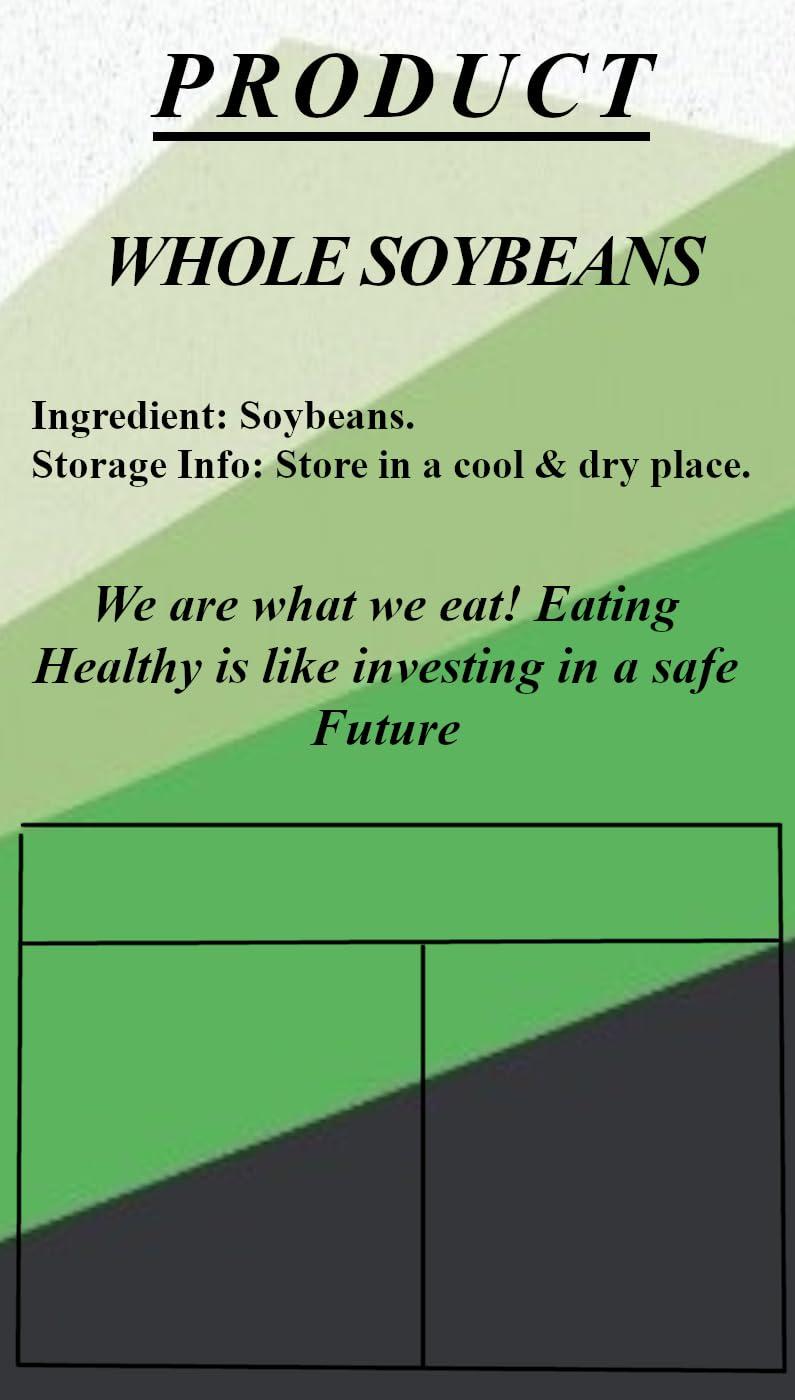 Kartik Export Kartik Export Soya Bean Seeds | Soyabean Dana | High Protein & Natural (Pack of 2X 1kg), 2KG