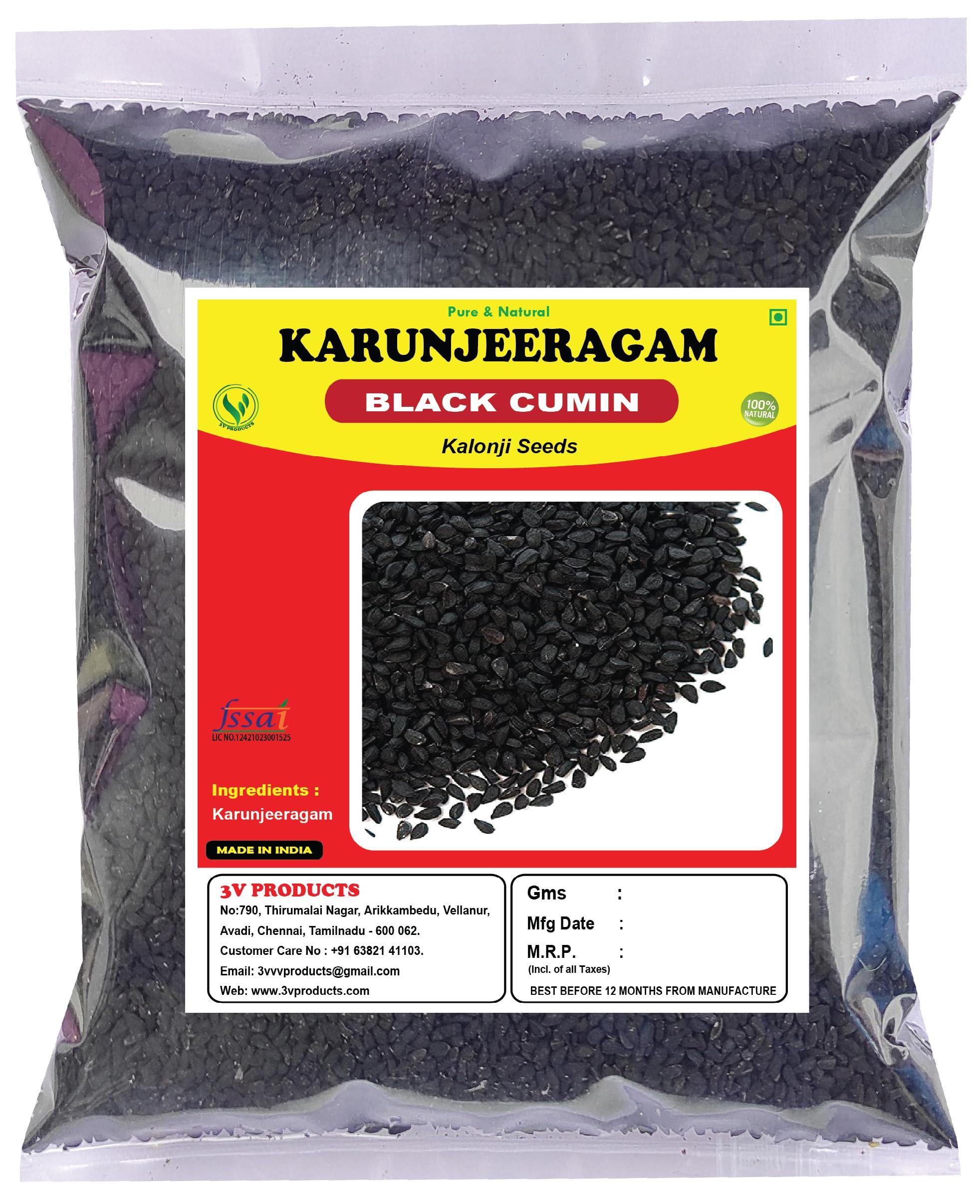 3V PRODUCTS 3V PRODUCTS Karunjeeragam 200g | Kalonji Seeds | Black Cumin | Nigella