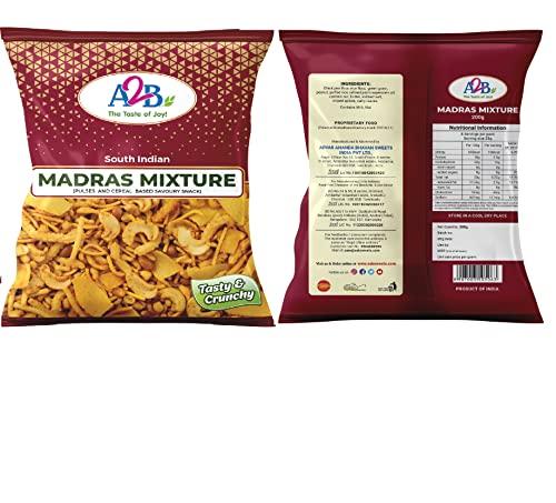 Adyar Anand Bhavan Sweets and Snacks Adyar Anand Bhavan Sweets and Snacks A2B Madras Mixture, 200 g