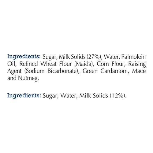 Gits Gits MiNi Gulab Jamun + MiNi Rasgulla | 2Kg (1Kg MiNi Gulab Jamun Tin + 1Kg MiNi Rasgulla Tin) | Open & Eat | 30 Pieces Per Can | Mouth-Watering Indian Mithai | Festive combo