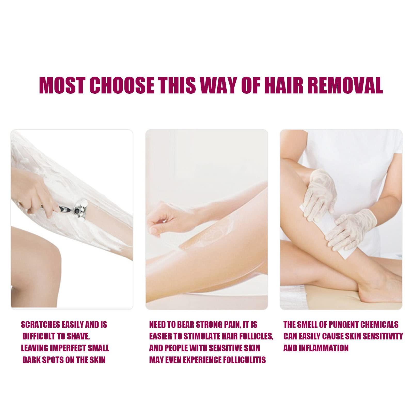 Bleame Bleame Crystal Hair Eraser, Bleame Crystal Hair Remover, for Men & Women Arms Legs Back, Fast & Easy Exfoliate, Soft Smooth Silky Skin, Apply To Any Part Of The Body (Purple) (Black)