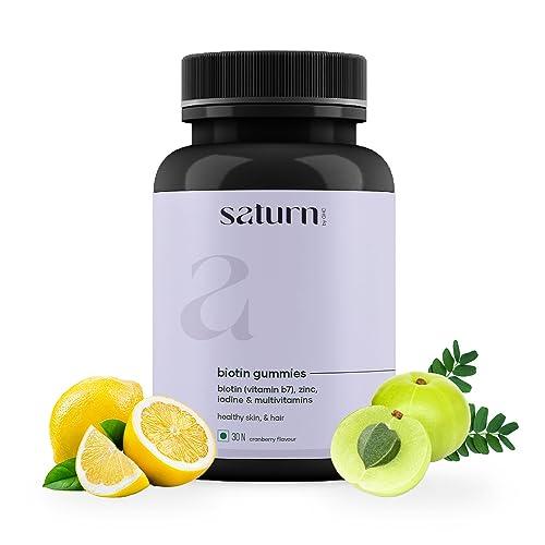 Saturn by GHC Saturn by GHC Hair Growth Combo for Biotin Hair Gummies - 30 Gummies | Derma Roller Hair Activator |for Stronger, Shinier Hair & Nails | Hair Gummies for Women | Gummies for Hair Growth