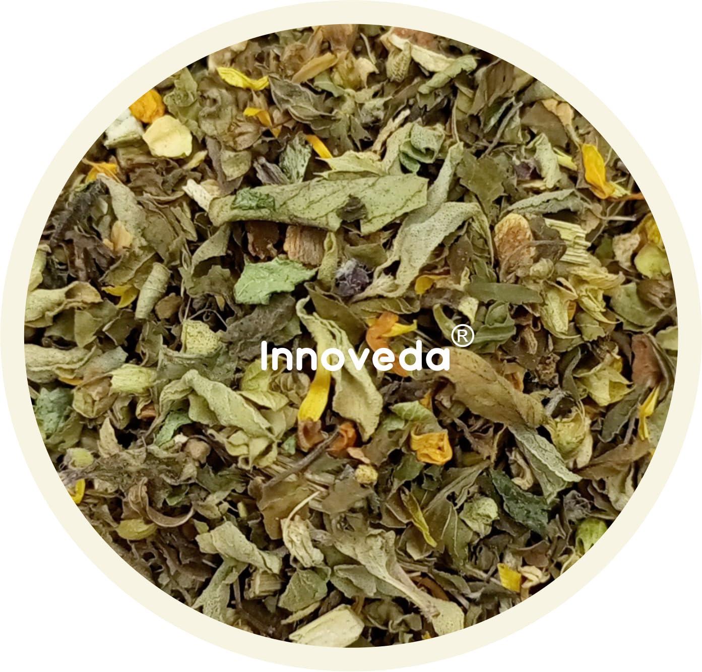 INNOVEDA Innoveda Cough And Cold Herbal Tea Soothes Sore Throat Decongestion 50 Tea Cups