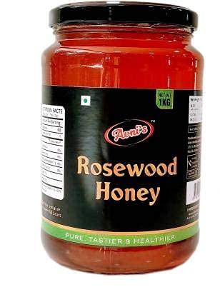 Avni Herbal and Healthcare Avni's Tasty Healthy Raw & Rosewood Honey Combo Unprocessed Unpasteurized No Preservaties | Pack of 2 (1 Kg, Each)