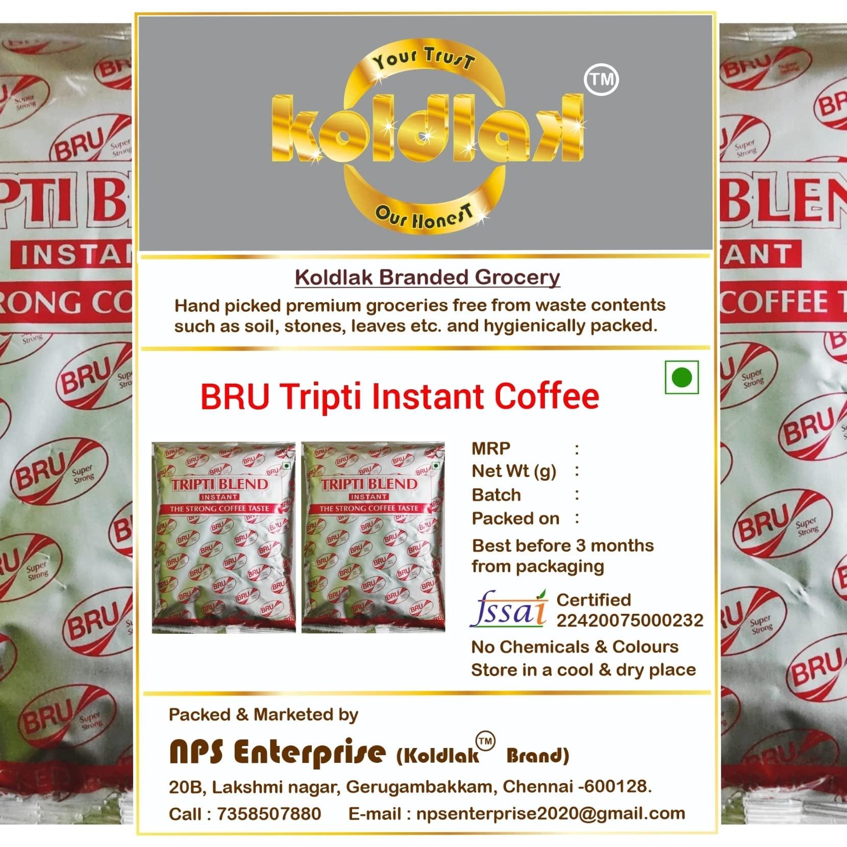 Generic Nps Bru Instant Tripti Blend The Strong Coffee Taste Powder Bag (400 Gram - Pack Of 2 X 200 Gram)