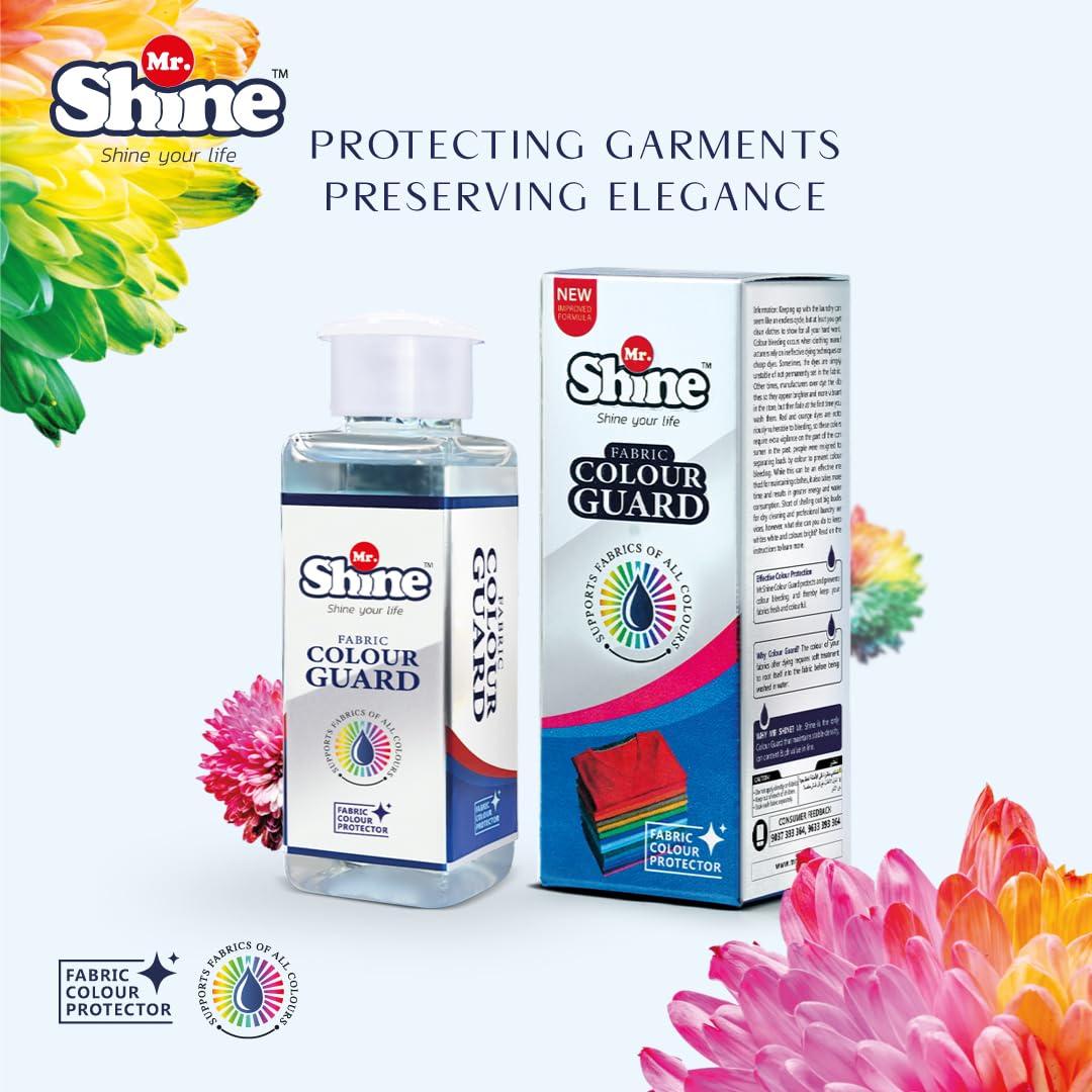 Mr Shine Mr.Shine Colour Guard 100 ml | Fabric Colour Fixer Anti-Fade Formula For All Types of Fabric, Prevent Fading & Cross Staining (Pack of 6)