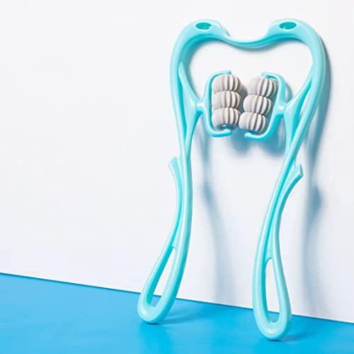 Mishrit Mishrit 6 Wheel Dual Pressure Point Cervical Neck Massager||Pinpoint Roller Neck Spine Massage Tool Relaxer Handheld Roller Therapy||Neck Acupoints 360° Adjustment(Multi Color)(Pack of 1 pcs).