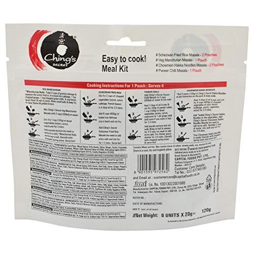 Ching's Secret Ching's Secret Desi Chinese Masala Combo, 120g (Pack of 6)