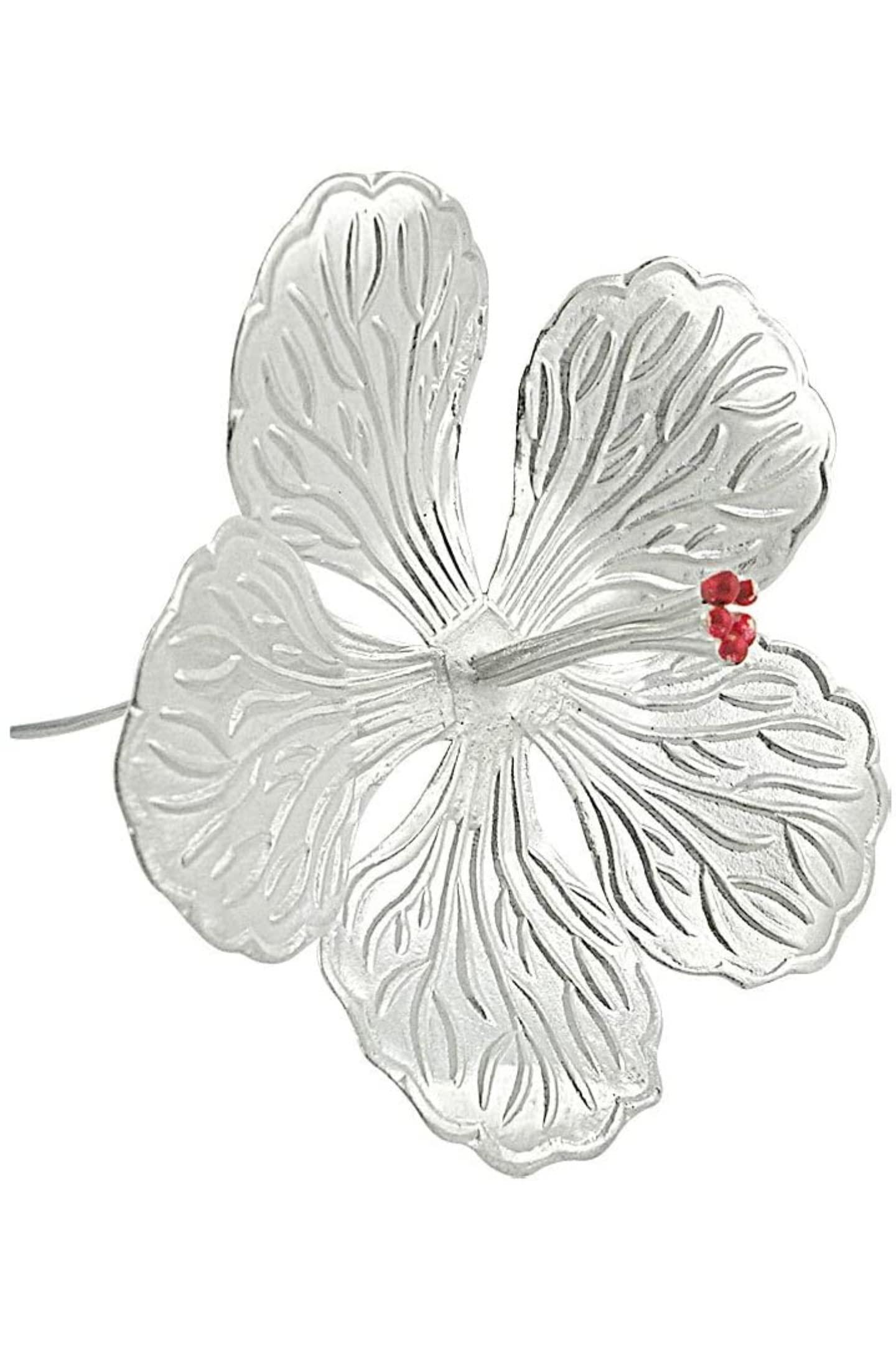 Generic Valuepoint Pure Silver Jaswanti Phool/Flower for Puja (3 Grams)