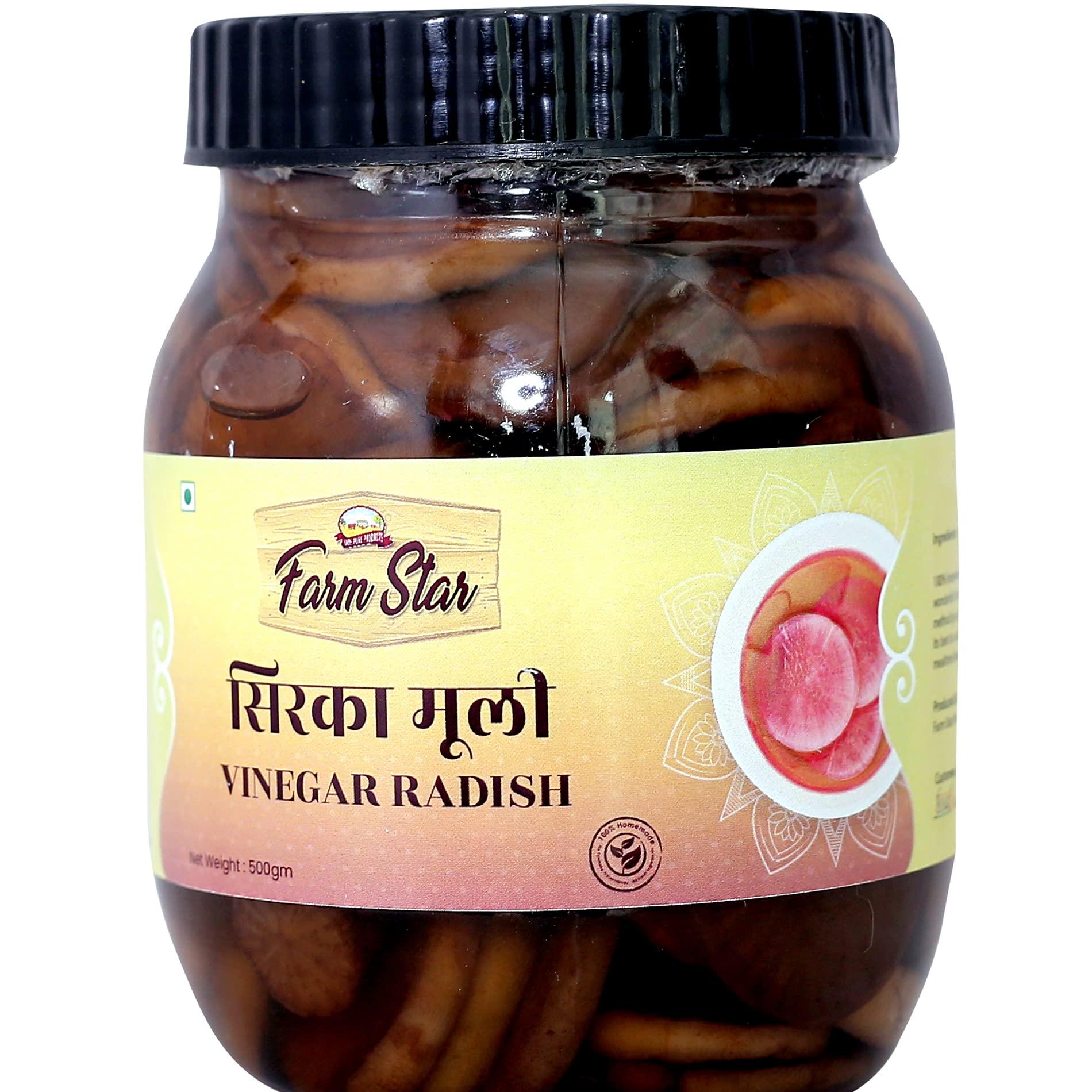 Farm Star Vinegar Radish Salad Sirka Mooli - (500gm)