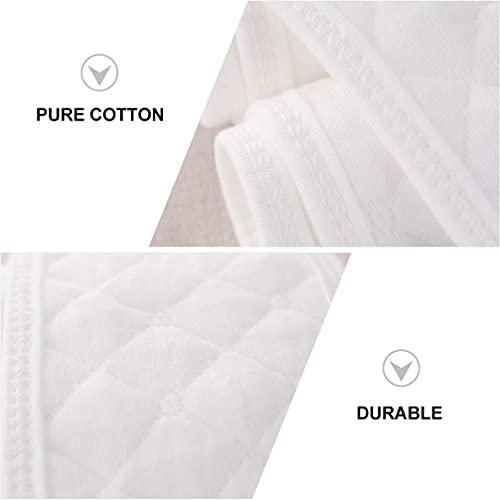 Artibetter ARTIBETTER Baby Belly Band Pure Cotton Newborn Bellybands Infant Umbilical Cord Belly Band 6pcs (White)