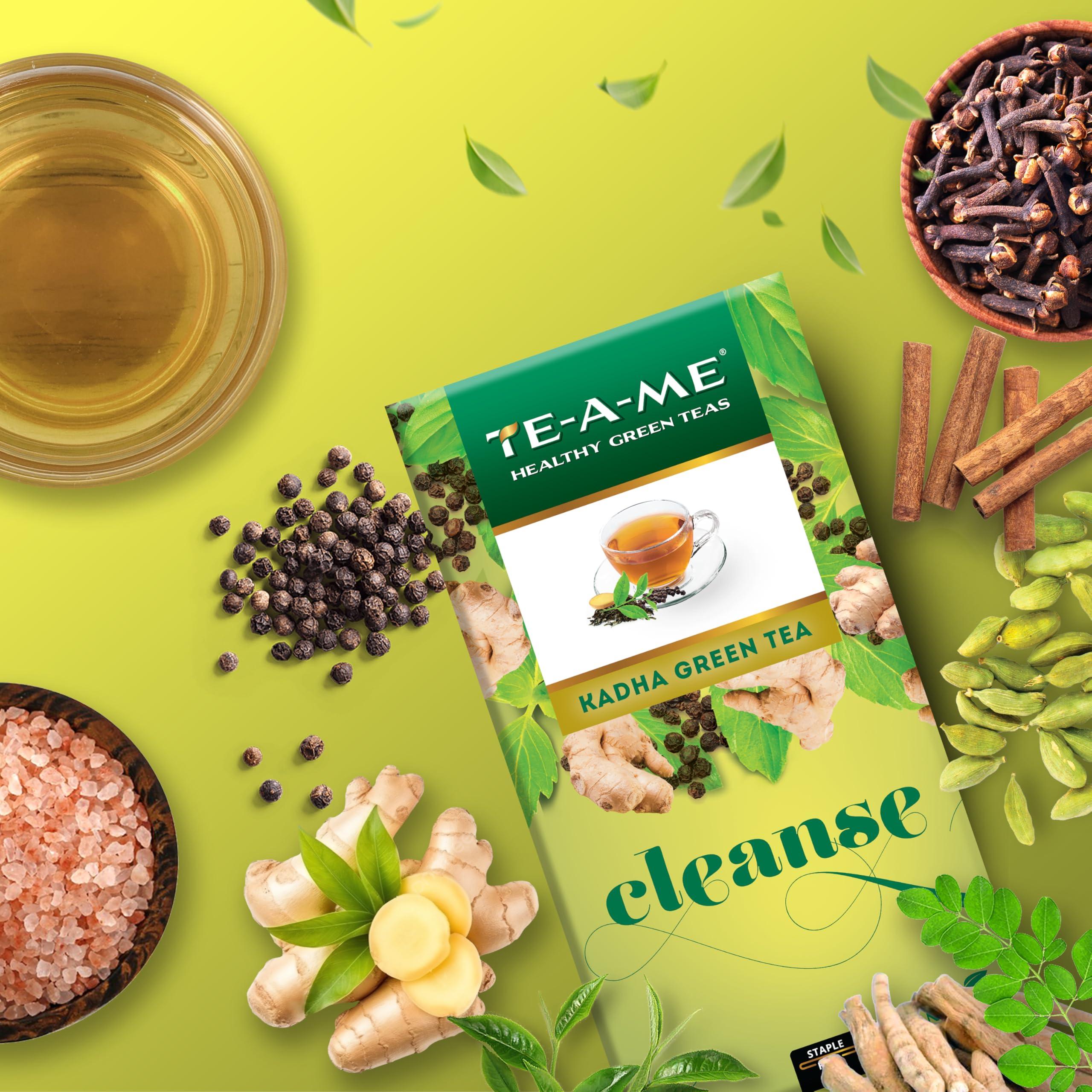 TE-A-ME TE-A-ME Detox Kadha Green Tea Bags 25 pcs | Green Tea | Green Tea Bags
