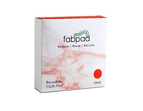 FabPad FabPad Reusable Washable Sanitary Cloth Pads Napkins Eco-Friendly Menstrual Hygiene Solutions (Pack of 1) (Non Dye, Maxi - 31.5 CM)