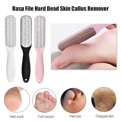 FLOXIT FLOXIT Foot File Callus Remover Pedicure File, Foot Scrubber with Stainless Steel Cracked Heel Corn Removal usage Dead Skin also Professional Care Pedicure, Scraper For Heels Filer
