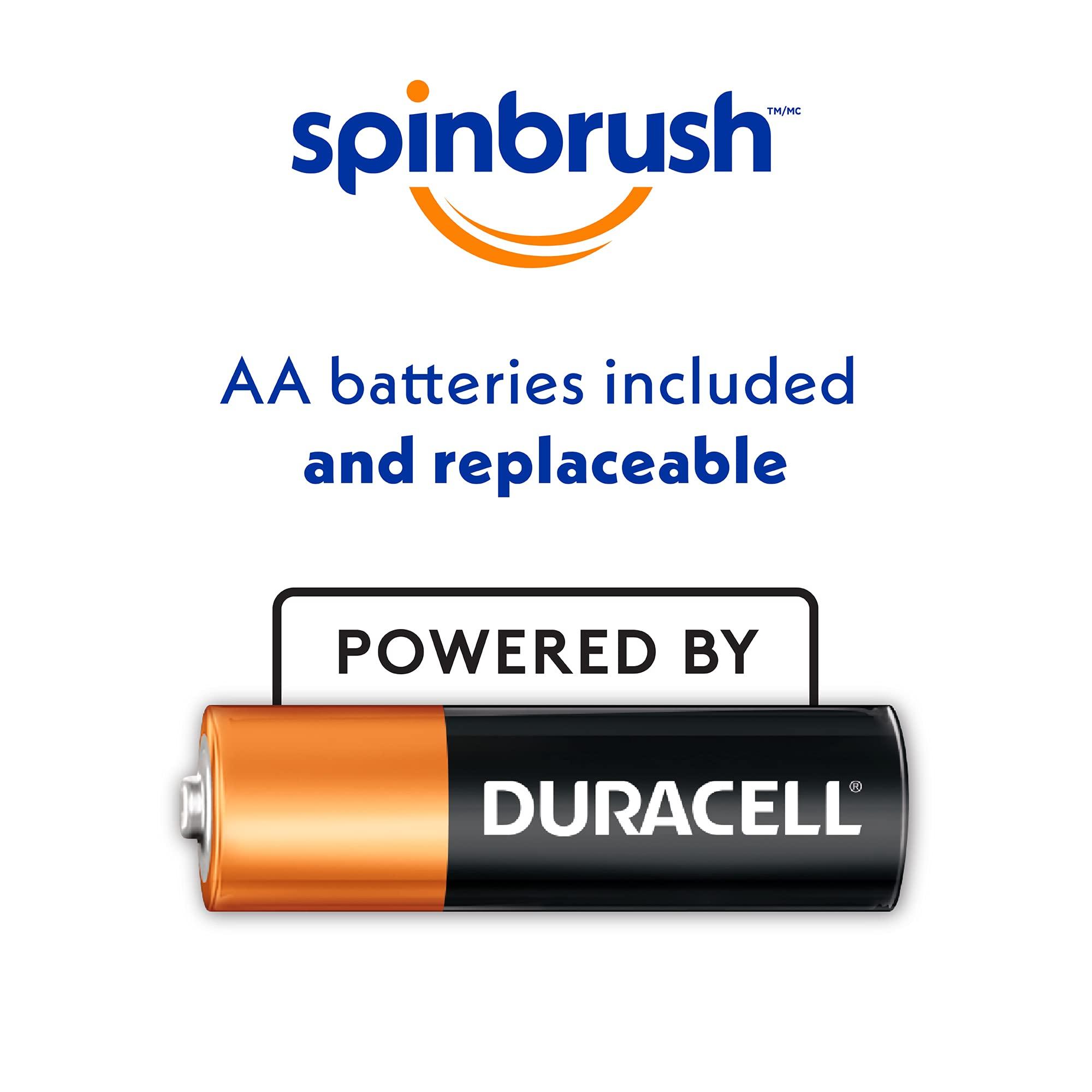 Spinbrush ARM & HAMMER Spinbrush Pro Series Ultra White Battery Toothbrush, Medium (colors may vary)